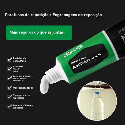 【🔥Compre 3 e leve 2 grátis】☔Cola universal, sem necessidade de pregos, forte aderência, impermeável e resistente à humidade.