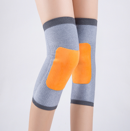 🔥✅【40-105kg】Înveliș termic pentru genunchi din cașmir, Are elastic sus tine genunchiul sau tine de cald❤️