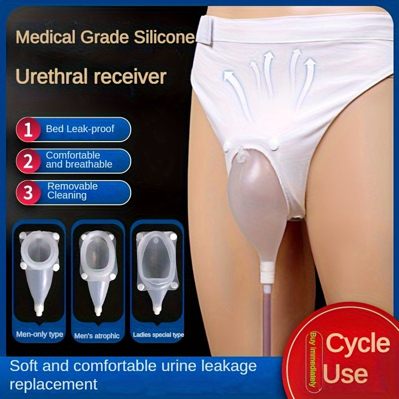 🔥【Cumpără 1 primești 1 gratis】🛏️Pisoar din silicon 👍Pisoar pentru urina pentru pacienți vârstnici și paralizați imobilizați la pat