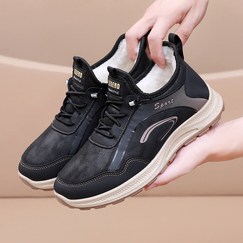 【38-44】 2024 pantofi sport casual, caldi și anti-alunecare, pentru bărbați din lână și catifea 3822205