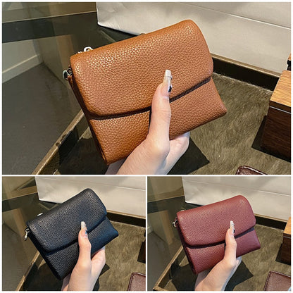 ⏰🔥 Unissexo 🔥 Carteira em pele genuína texturizada com proteção RFID 🔥