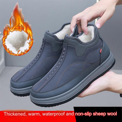 Cizme noi de iarnă pentru zăpadă pentru bărbați, îngroșate cu catifea și călduroase3809033