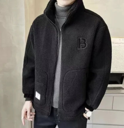 🔥🔥【L-6XL】2024 noua geacă pentru bărbați din lână caldă de toamnă și iarnă