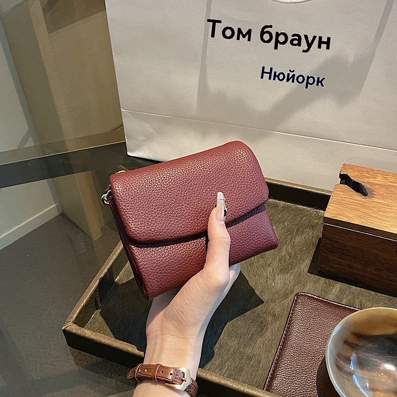 ⏰🔥 Unissexo 🔥 Carteira em pele genuína texturizada com proteção RFID 🔥