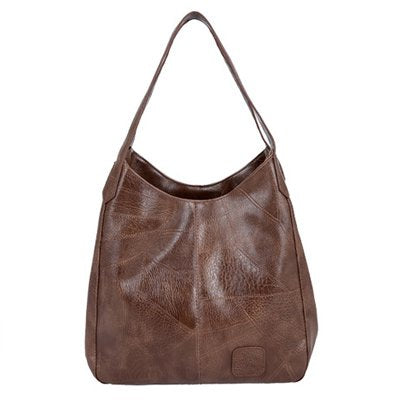 💖👜💖Geantă de umăr din piele moale, cu stil nou, capacitate mare, potrivită