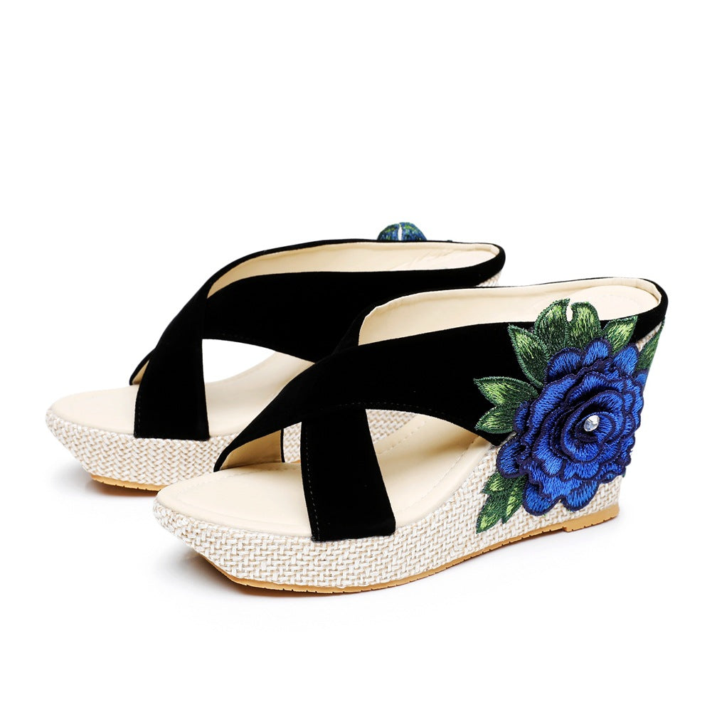 💥【33-42】👡Sandale la modă cu talpă groasă și formă de gură de pește