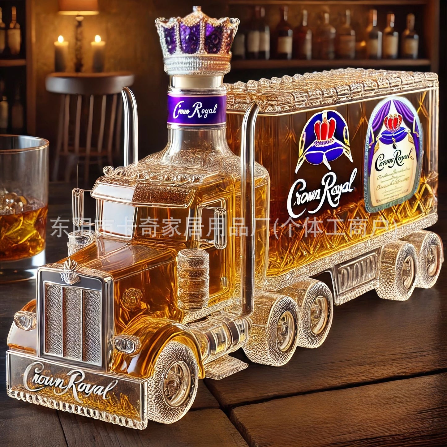 🔥【Oferta por tempo limitado】🚚Garrafa de whisky em formato de camião