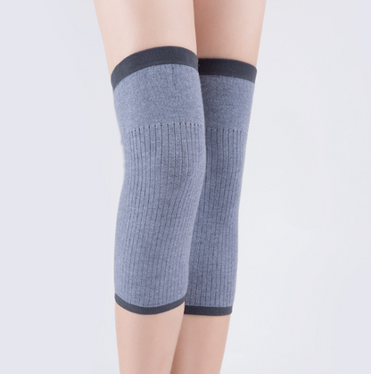 🔥✅【40-105kg】Înveliș termic pentru genunchi din cașmir, Are elastic sus tine genunchiul sau tine de cald❤️