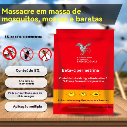 👍【5 sacos】🚫🦟 Especialmente desenvolvido para o controlo de pragas agrícolas, um saco elimina pulgas, gafanhotos, baratas, moscas e mosquitos!