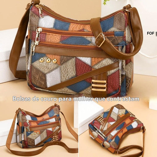 👜Nova bolsa de ombro elegante e macia em pele PU,Elegante e versátil