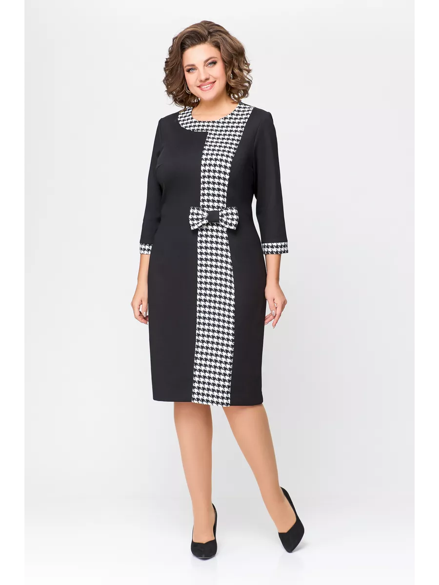 🔥🔥【S-5XL】🍁 2024 nuevo vestido elegante en color contrastante---3818655