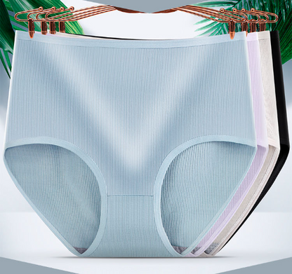 【1 set de 8 bucăți】🔥🔥Chiloți de damă cu talie înaltă, antibacteriene, care elimină umezeala 3684397