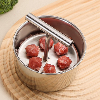 🔥【Cumpărați 1 obțineți 1 gratuit】Formator din oțel inoxidabil pentru chiftele, ustensilă practică pentru bucătărie – ideal pentru chiftele de carne și pește🍖🐟