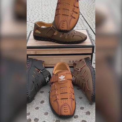 【38-44】2024 Pantofi cazual noi de vară ajurat respirabil talpa moale pentru bărbați